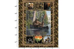 Legendary Loner Sasquatch Panel 36-inches by 44-inches