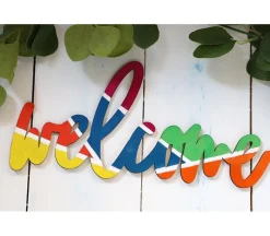 Leisure Arts Wood Word – Large – Welcome