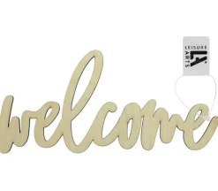 Leisure Arts Wood Word – Medium – Welcome