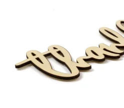 Leisure Arts Wood Word – Medium – Thankful