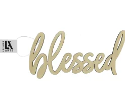 Leisure Arts Wood Word – Medium – Blessed