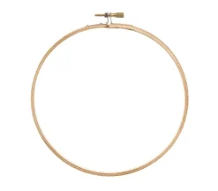 Leisure Art Essentials Wooden Embroidery Hoops – Round – 6-inch