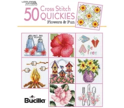 Leisure Arts Book – 50 Cross Stitch Quickies Flowers