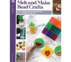 Leisure Arts Crafts Melt and Make Bead Crafts Book