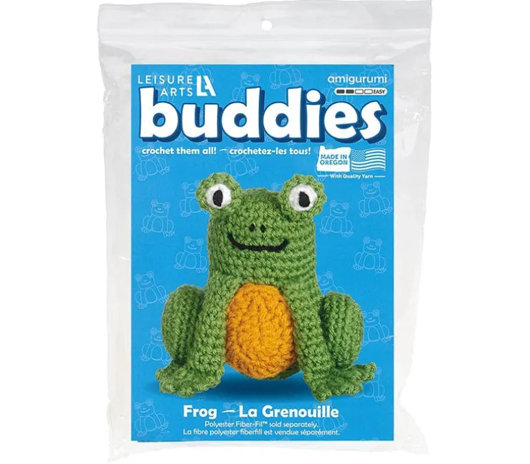 Leisure Arts Crochet Kit – Buddies Frog