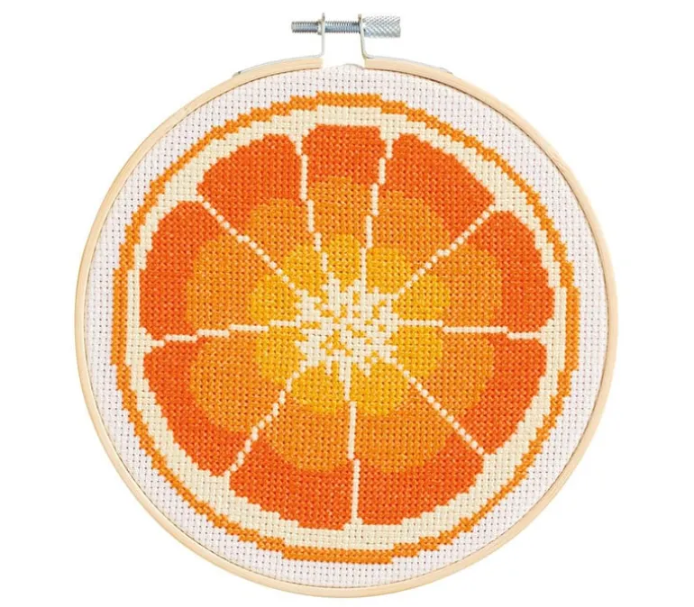 Leisure Arts Cross Stitch Kit – Oranges