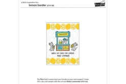 Lemon Border Die Set