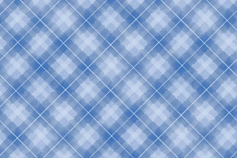 Let it Snow-man Plaid White Multi