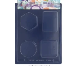 Life of the Party Mold For Soap – 4 Shape Bar