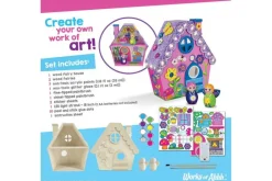 Light-Up Fairy House Wood Craft & Paint Kit