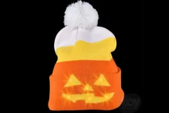 Light-Up Jack O Lantern Beanie Hat