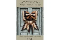 Lindsey Grace The Big Giant Quilted Jelly Roll Bow Sewing Pattern