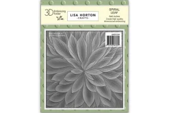 Lisa Horton Crafts Bold Peonies 6″ x 6″ 3D Embossing Folder