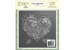 Lisa Horton Crafts Garden Greenery 5″ x 7″ 3D Embossing Folder