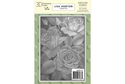 Lisa Horton Crafts Spiral Leaf 6″ x 6″ 3D Embossing Folder
