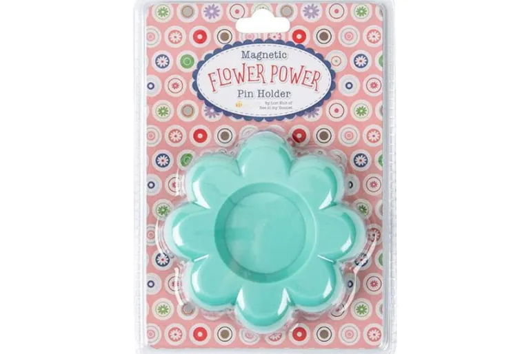 Lori Holt Flower Power Magnetic Pin Holder – Seaglass