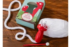 Lori Holt Vintage Knitting Mushroom with Needle