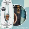 Macrame Terracotta Plant Pot Hanger Kit Mint PDS02