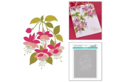 Magical Fuchsia 3D Embossing Folder by Alex Syberia Designs