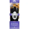 Majestic Flat and Glaze Wash Brush Set – 8 Piece
