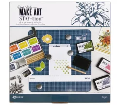 Make Art Stay-Tion – 12″ Magnetic Crafting Work Surface