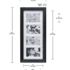 Malden International Collage Wall Frame – Berkley Black – 4 Openings at 4×6