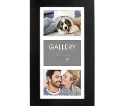 Malden International Collage Wall Frame – Black – 3 Openings at 5×7