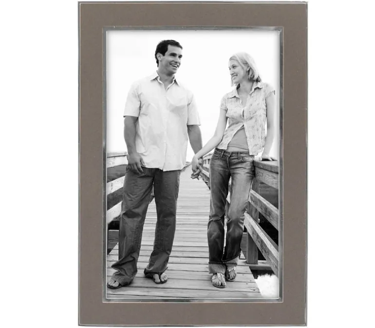 Malden Picture Frame – Matte Silver Sleek (view sizes)