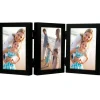 Malden Wood Picture Frame – Black Triple Vertical (view sizes)