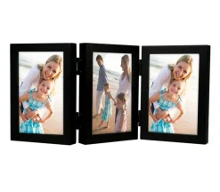 Malden Wood Picture Frame – Black Triple Vertical (view sizes)