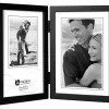 Malden Wood Picture Frame – Black Double Vertical (view sizes)