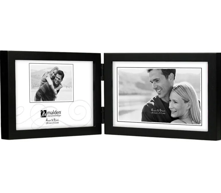 Malden Wood Picture Frame – Black Double Horizontal (view sizes)