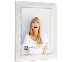 Malden Wood Picture Frame – Sutton White 5×7