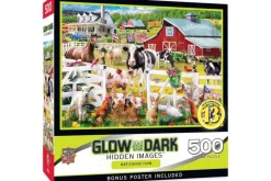 Maplewood Farm – 500 Piece Glow-in-the-Dark Puzzle
