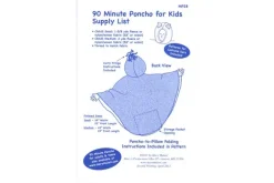 Mary Mulari 90 Minute Fleece Poncho for Kids Sewing Pattern