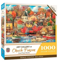 Masterpieces Art Gallery Good Times Harbor Puzzle – 1000 Piece