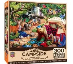 Masterpieces Campside Campsite Trouble Puzzle – 300 Piece