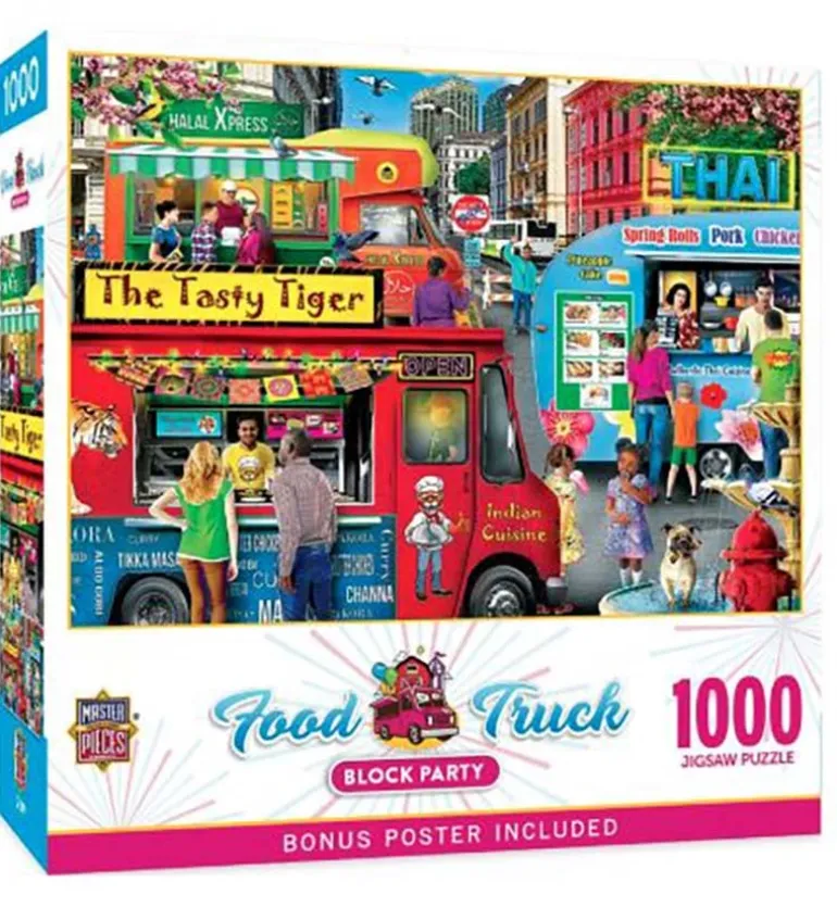 Masterpieces Childhood Dreams Track Side Puzzle – 1000 Piece