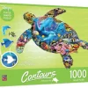 Masterpieces Contours Turtle Sailing Puzzle – 1000 Piece