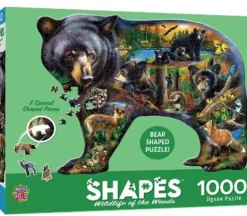 Masterpieces  Contours Wildlife of the Woods Puzzle – 1000 Piece