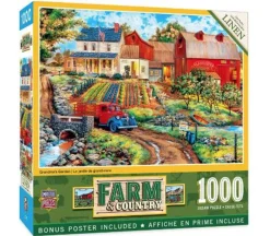 Masterpieces Farm and Country Grandmas Garden Puzzle – 1000 Piece
