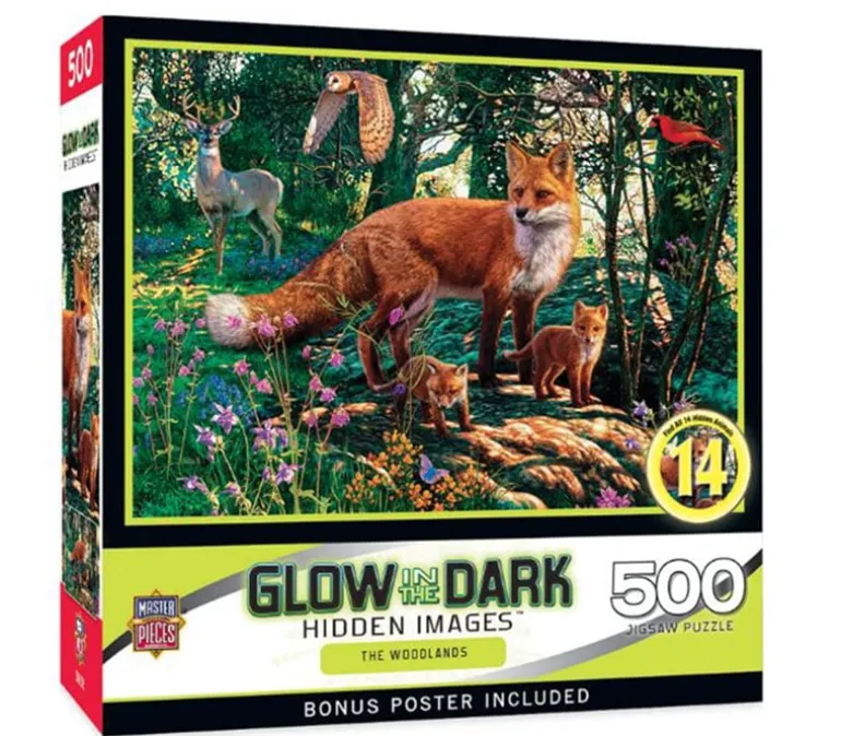 Masterpieces Hidden Images The Woodlands Puzzle – 500 Piece