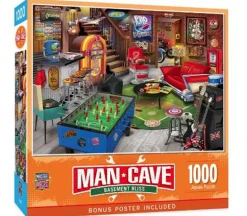 Masterpieces Man Cave Basement Bliss Puzzle – 1000 Piece