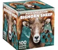 Masterpieces Rocky Mountain Bighorn Sheep Puzzle – 100 Piece