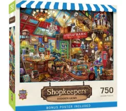 Masterpieces Shopkeepers Hidden Gems Puzzle – 750 Piece