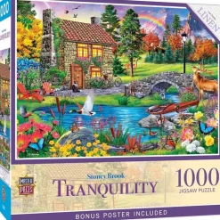 Masterpieces Tranquility Stoney Brook Cottage Puzzle – 1000 Piece