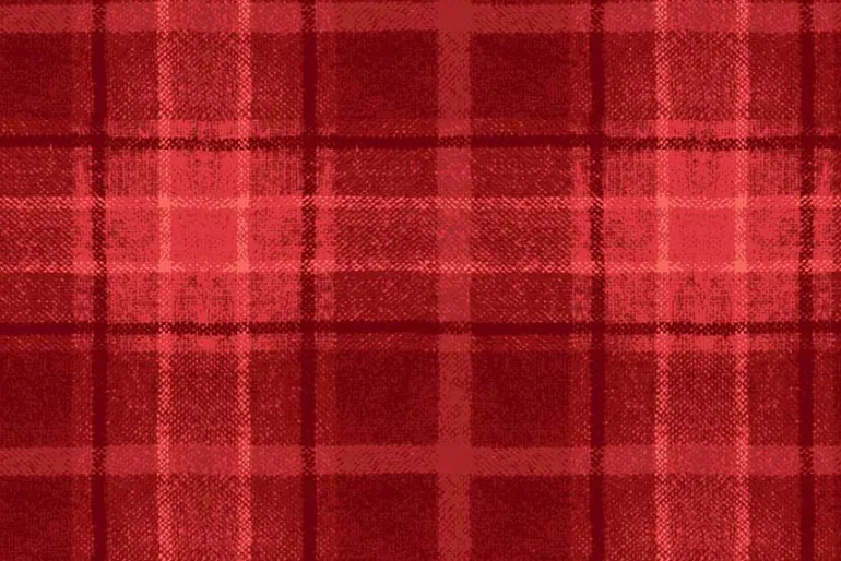Maywood Studio Snowtop Woolies Flannel Big Plaid in Cream Natural