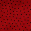 Maywood Studio Woolies Flannel Polka Dots Black on Red