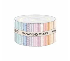 Maywood Studio Woolies Lambies 2 5-inch Jelly Roll Strips. 40 Count. ST-MASLILF