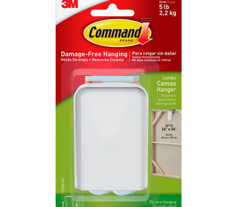 3M Command Jumbo Canvas Hanger – 1 Piece